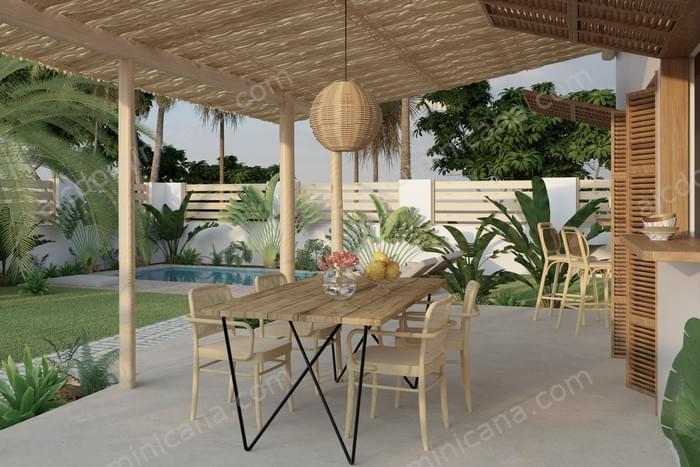 02 sale villa los gandules porch las terrenas